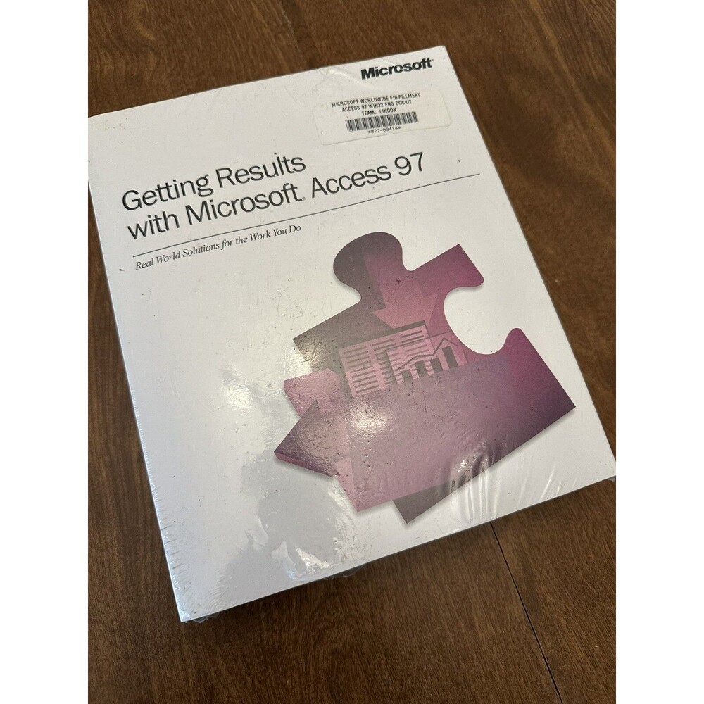 Microsoft Access 97 Vintage Reference Guide Building Applications Book 1997 NOS
